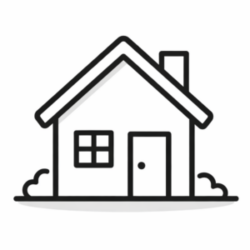 家のイラスト